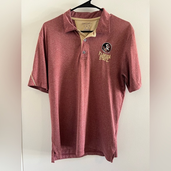 Unisex FSU Florida State Noles  Polo Shirt - Picture 1 of 2
